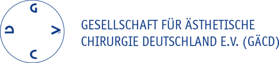 GÄCD | Gesellschaft fir ästhetesch Chirurgie Däitschland e.V. – Logo